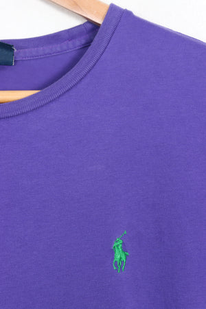 POLO RALPH LAUREN Purple & Green Embroidered Logo (S-M)