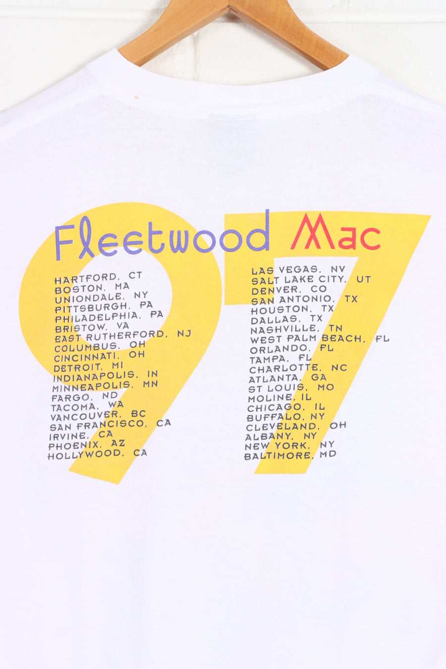 Fleetwood Mac 1997 'Back and Loving It' US Tour T-Shirt (L) - Vintage Sole Melbourne