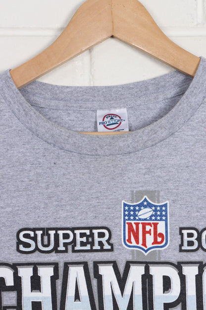 Pittsburgh Steelers NFL Super Bowl XL Champions T-Shirt (L) - Vintage Sole Melbourne