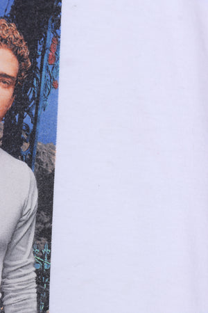 NSYNC 90s Colourful Front & Back Music Band Tee (L)