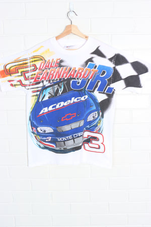 Dale Earnhardt Junior #3 All Over Colourful Print Tee USA Made (M-L)
