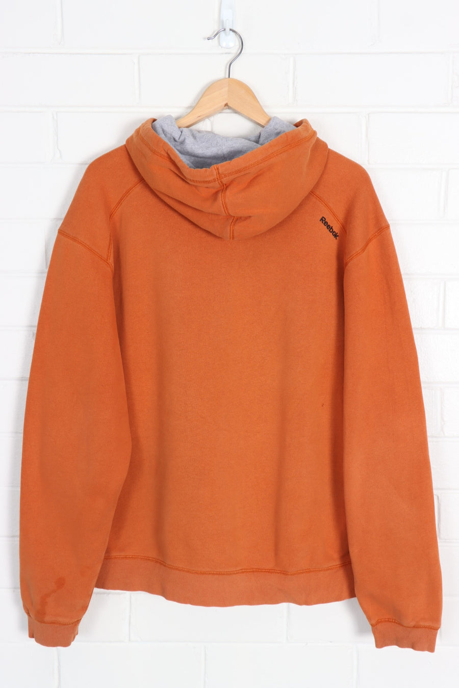 REEBOK Orange & Grey Big Logo Sweatshirt (L)