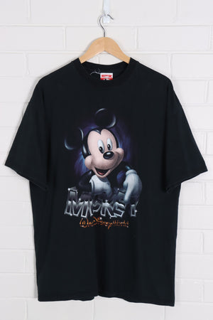 Walt DISNEY World Large Mickey Mouse Print Tee (XL) - Vintage Sole Melbourne