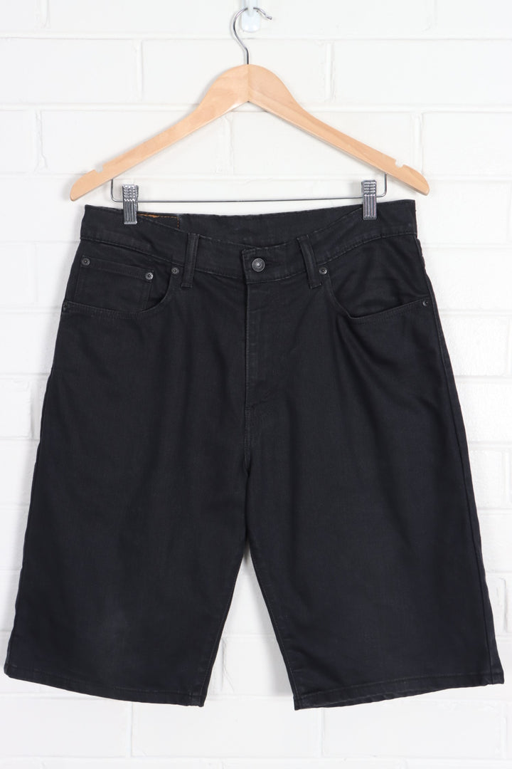 LEVI'S Black 569 Denim Shorts (32)