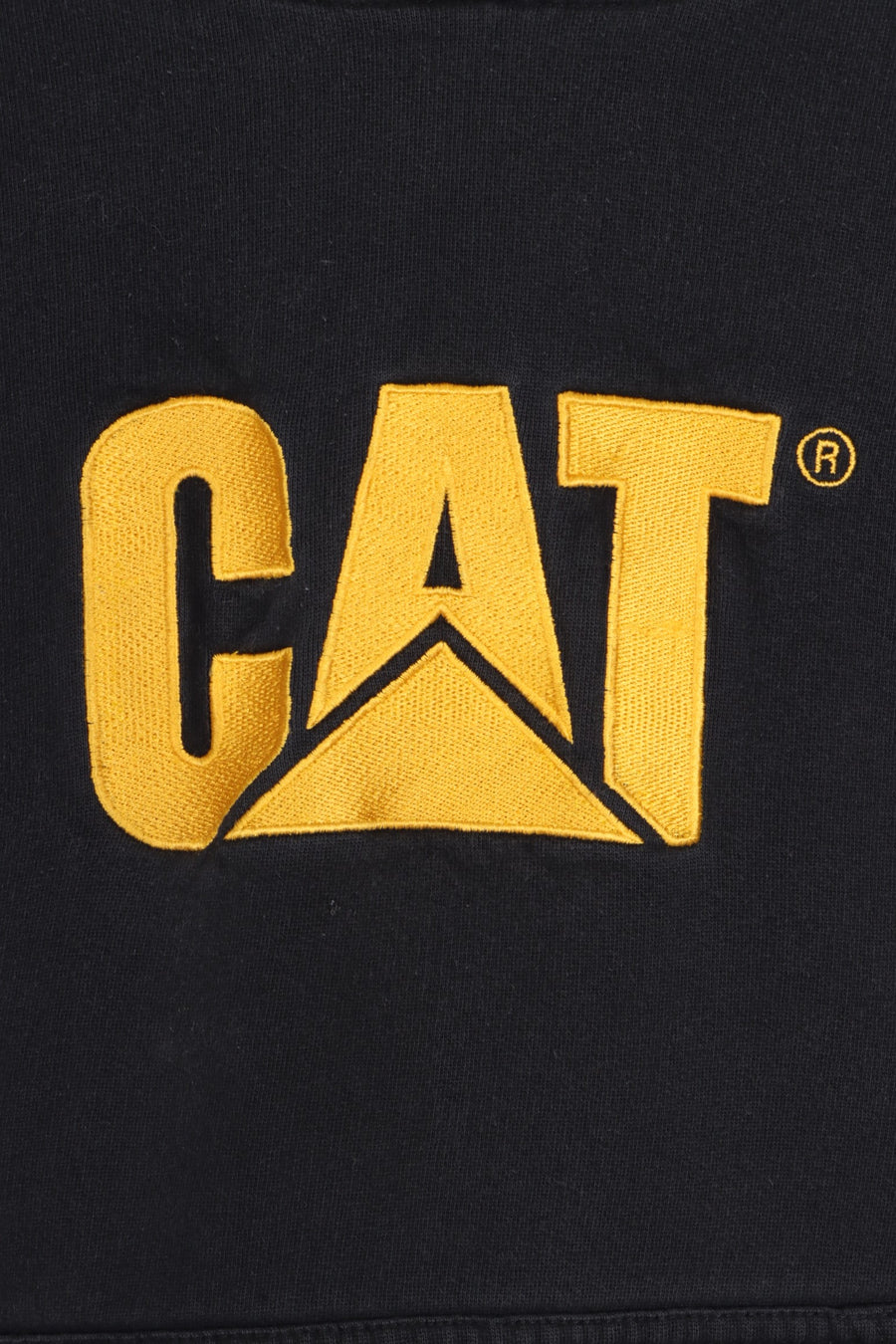 CAT Workwear Embroidered Big Logo Black Hoodie (M)
