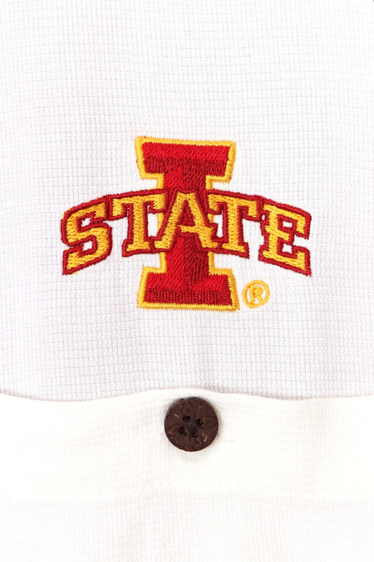 Iowa State Cyclones Short Sleeve Bowling Shirt (L) - Vintage Sole Melbourne
