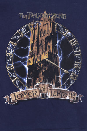 DISNEY The Twilight Zone Tower of Terror 90s Tee USA Made (S) - Vintage Sole Melbourne