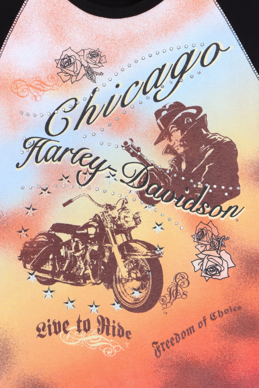 HARLEY DAVIDSON Colourful Embellished Y2K Tank Top (Women's S) - Vintage Sole Melbourne
