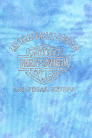 HARLEY DAVIDSON Las Vegas Blue Tie Dye Long Sleeve Tee (Women's S)