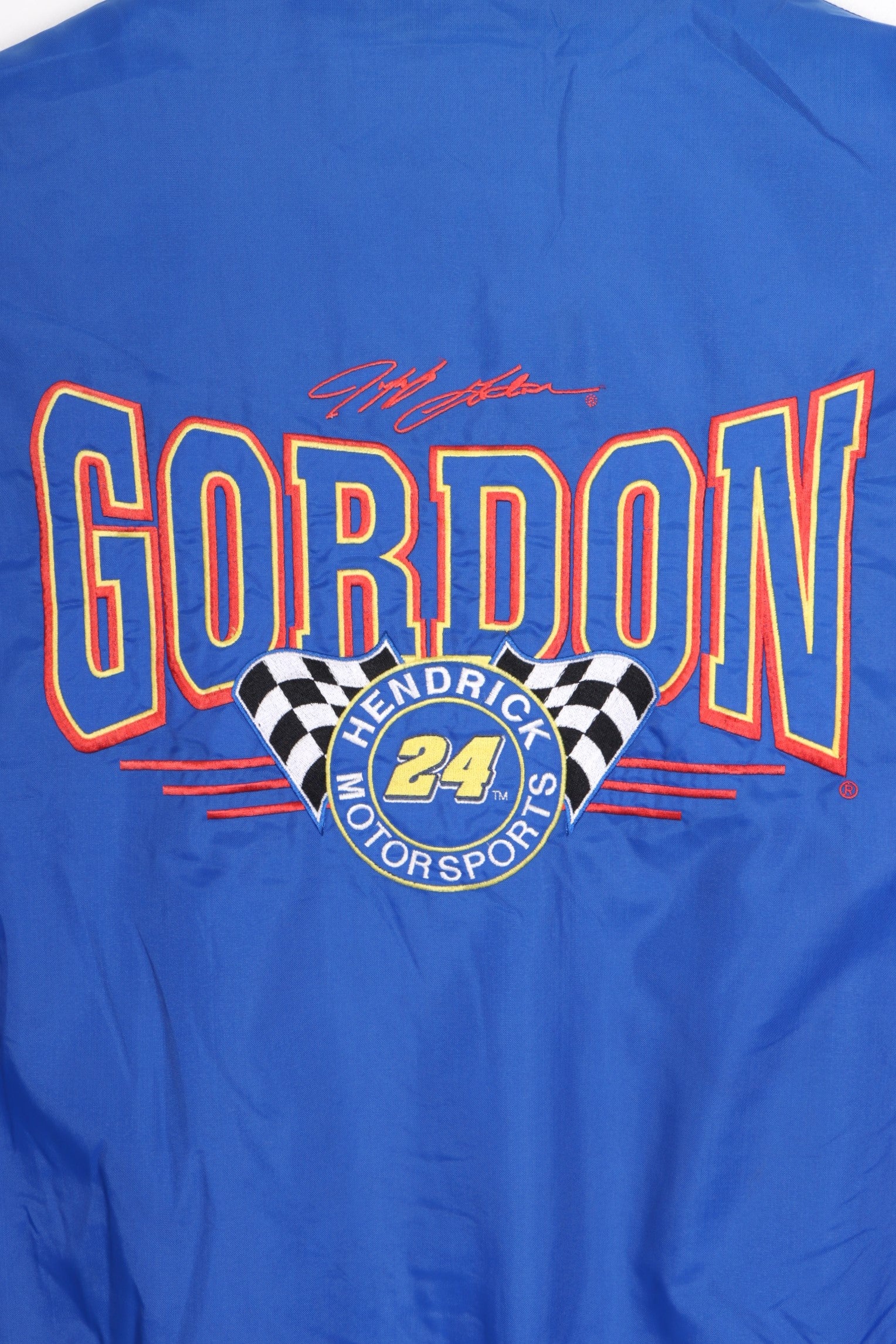 NASCAR Jeff Gordon #24 Dupont NUTMEG Padded Windbreaker Jacket (XL) - Vintage Sole Melbourne