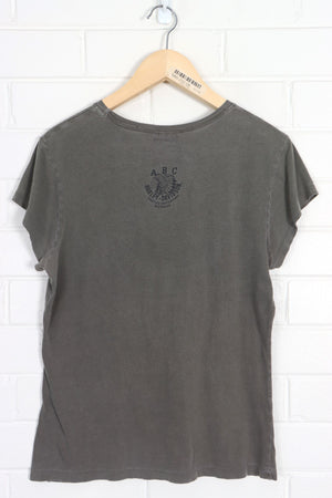 HARLEY DAVIDSON Embellished Wings & Roses Y2K T-Shirt (Women's M) - Vintage Sole Melbourne