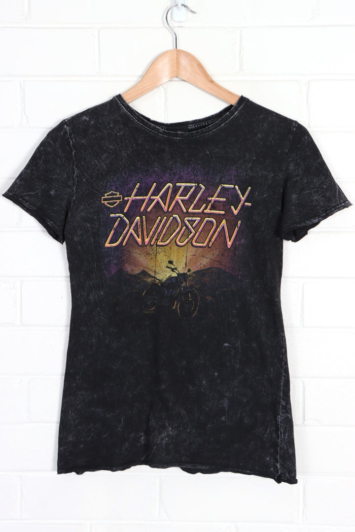 HARLEY DAVIDSON Orange County Sunset Bike Tee (Women's XS) - Vintage Sole Melbourne