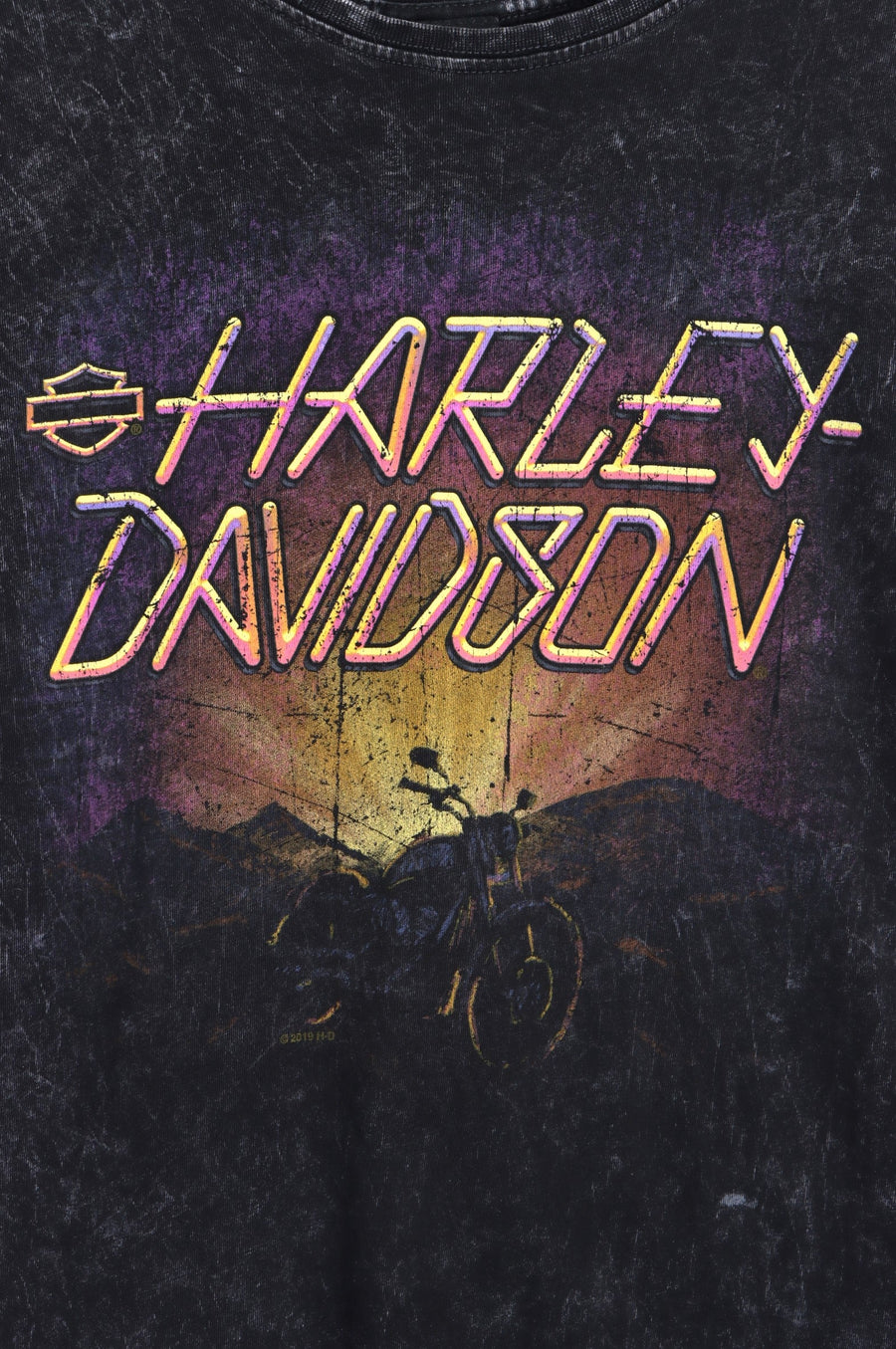 HARLEY DAVIDSON Orange County Sunset Bike Tee (Women's XS)