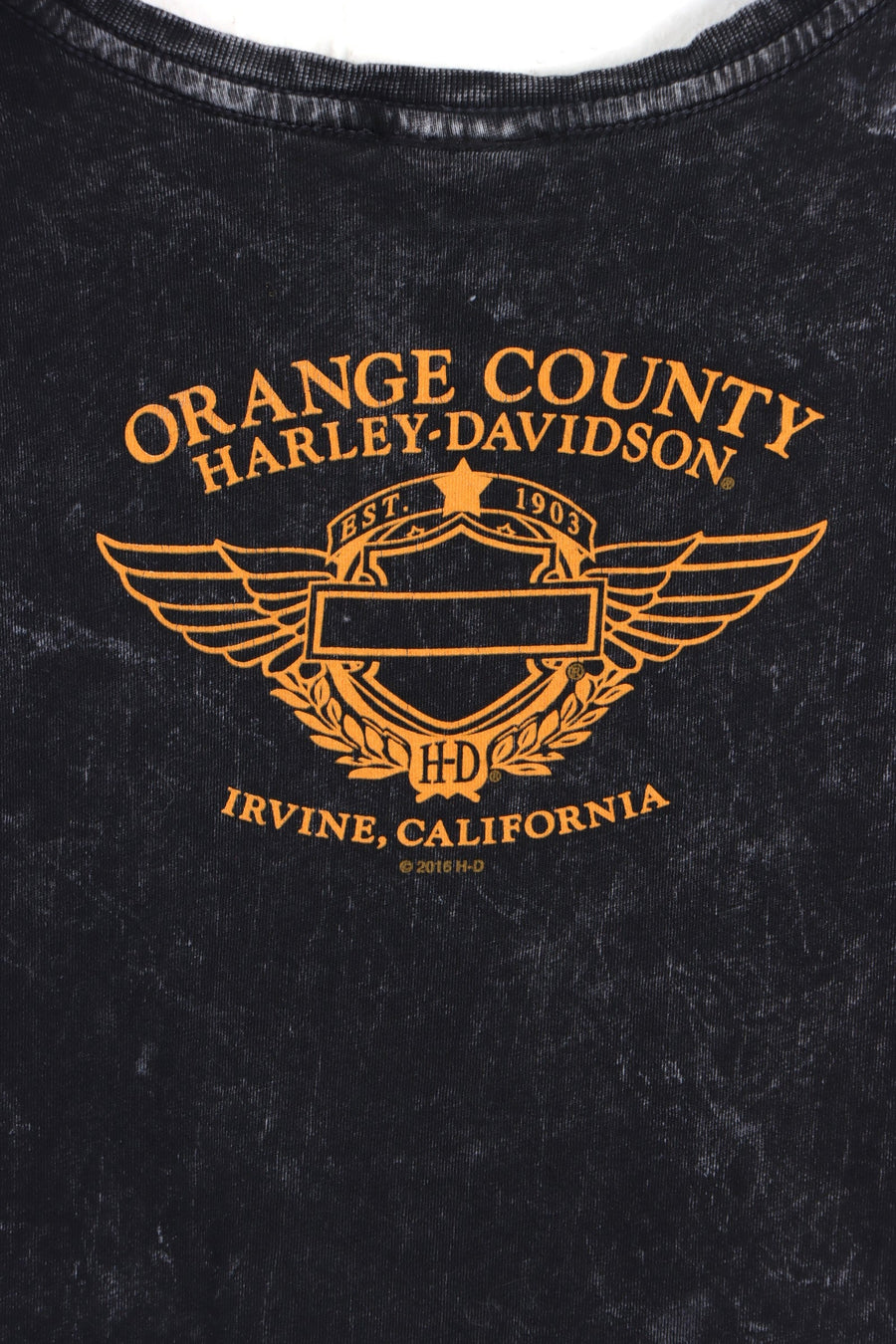 Orange County HARLEY DAVIDSON Sunset Bike Tee (Women's XS)