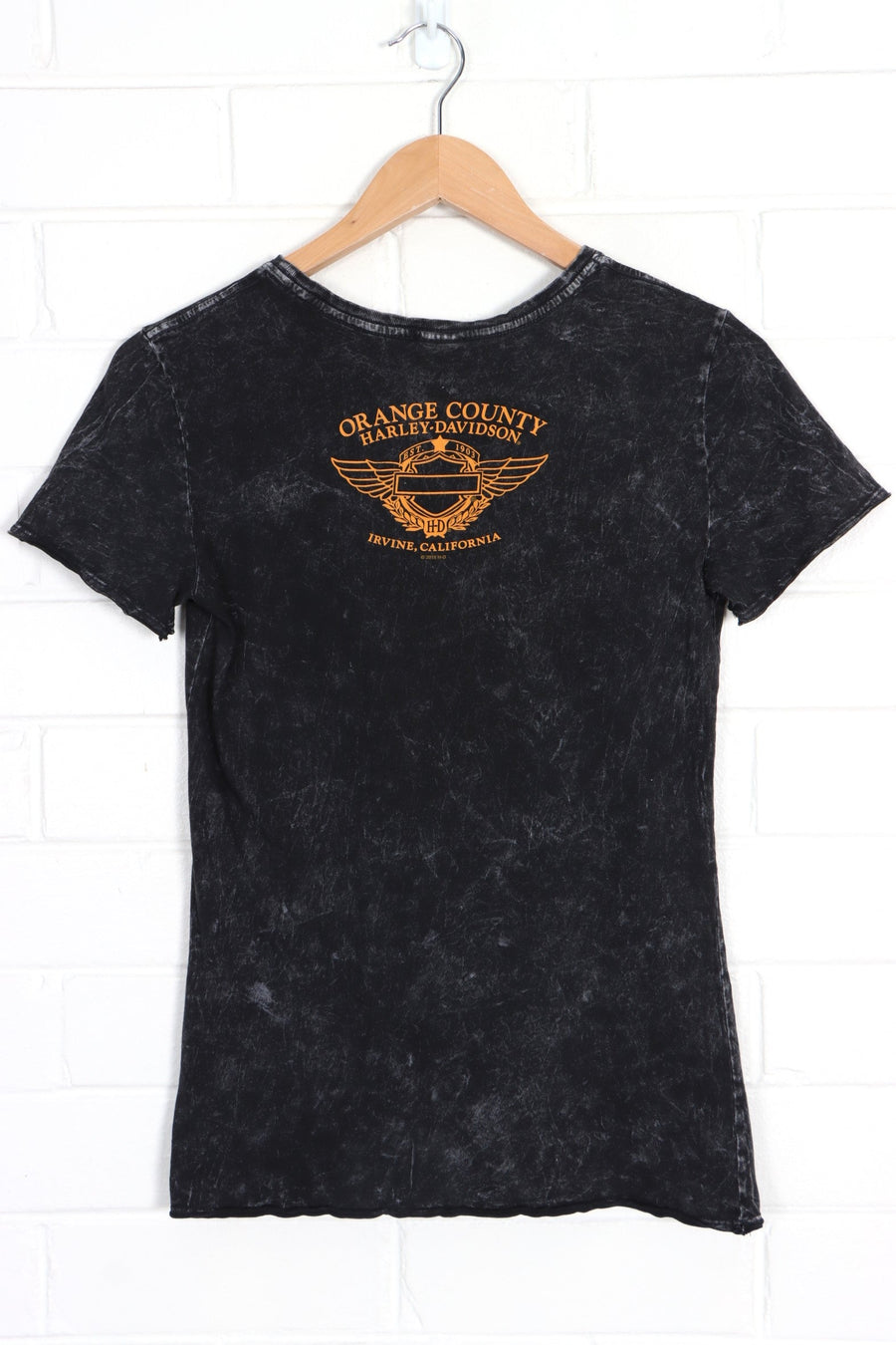 Orange County HARLEY DAVIDSON Sunset Bike Tee (Women's XS)