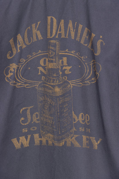 DICKIES ack Daniels Dark Grey J Workwear Short Sleeve Shirt (S) - Vintage Sole Melbourne