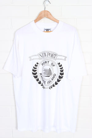 Newport Rhode Island Sailboat LEE T-Shirt USA Made (XL)