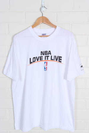 NBA 'Love It Live' Basketball Logo MBNA Tee (XL)