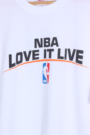 NBA 'Love It Live' Basketball Logo MBNA Tee (XL)