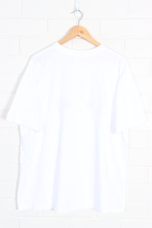 USA Bald Eagle & Crest Silver Detail Embroidered T-Shirt (XL) - Vintage Sole Melbourne
