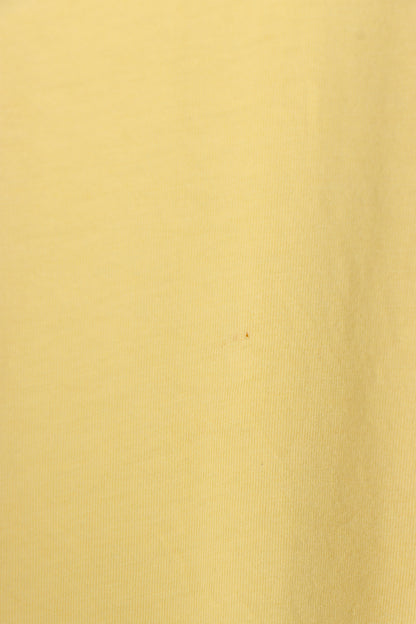 POLO RALPH LAUREN Yellow & Red Embroidered Single Stitch Pocket Tee (XL) - Vintage Sole Melbourne