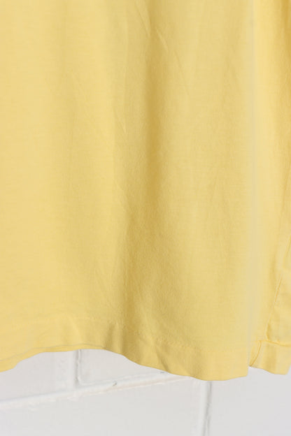 POLO RALPH LAUREN Yellow & Red Embroidered Single Stitch Pocket Tee (XL) - Vintage Sole Melbourne