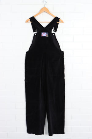 DISNEY Classic Mickey Mouse Embroidered Velour Overalls (M) - Vintage Sole Melbourne