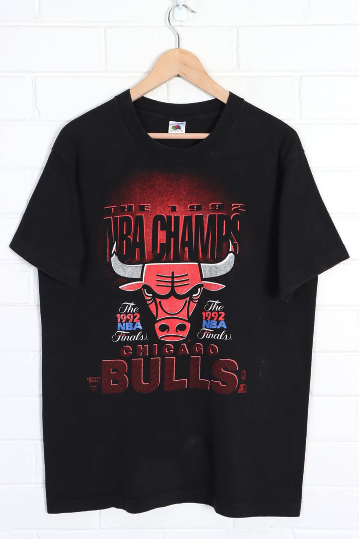 NBA Chicago Bulls 1992 Champions Single Stitch T-Shirt (M)