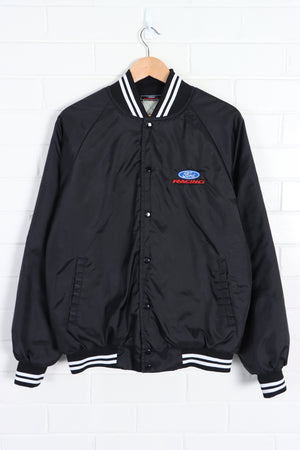 FORD Racing Lightly Padded Embroidered Bomber Jacket (L) - Vintage Sole Melbourne