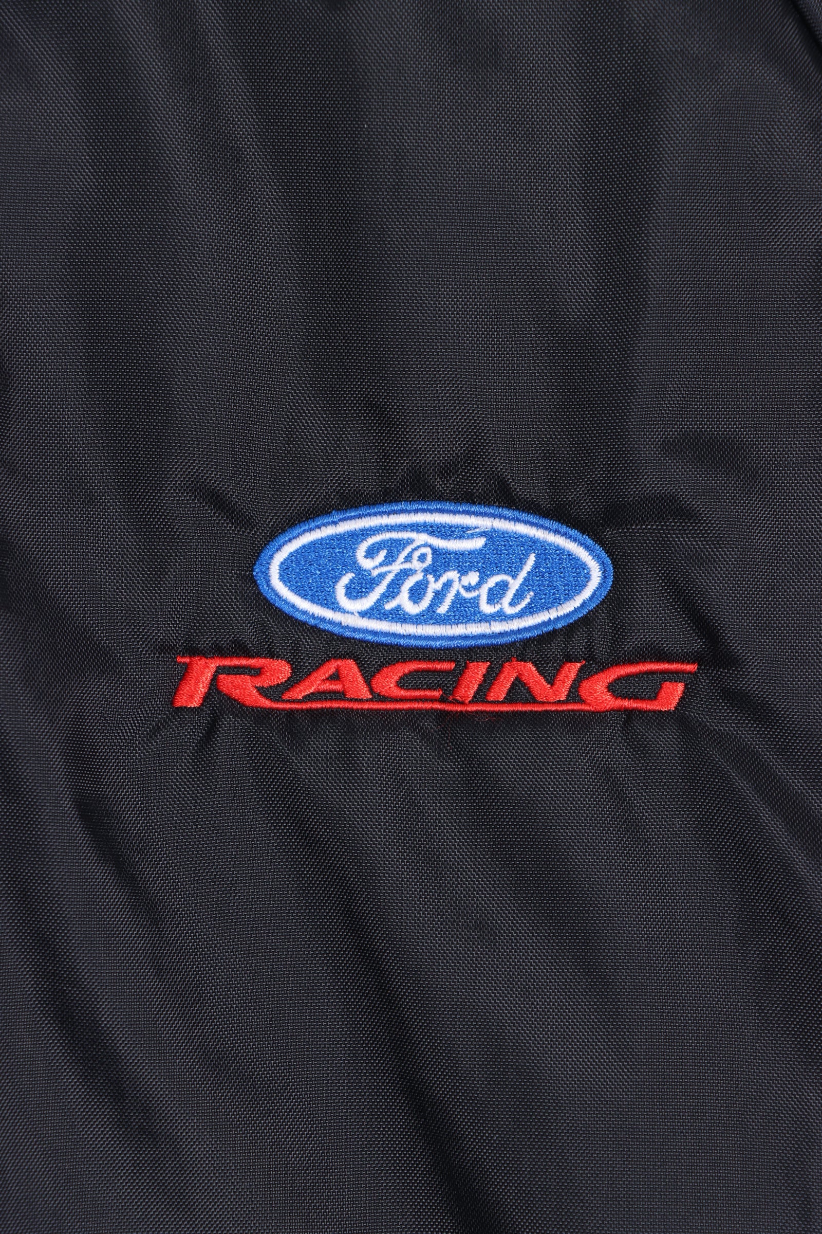 FORD Racing Lightly Padded Embroidered Bomber Jacket (L) - Vintage Sole Melbourne