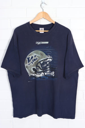 CFL Winnipeg Blue Bombers Big Football Helmet T-Shirt (XL)