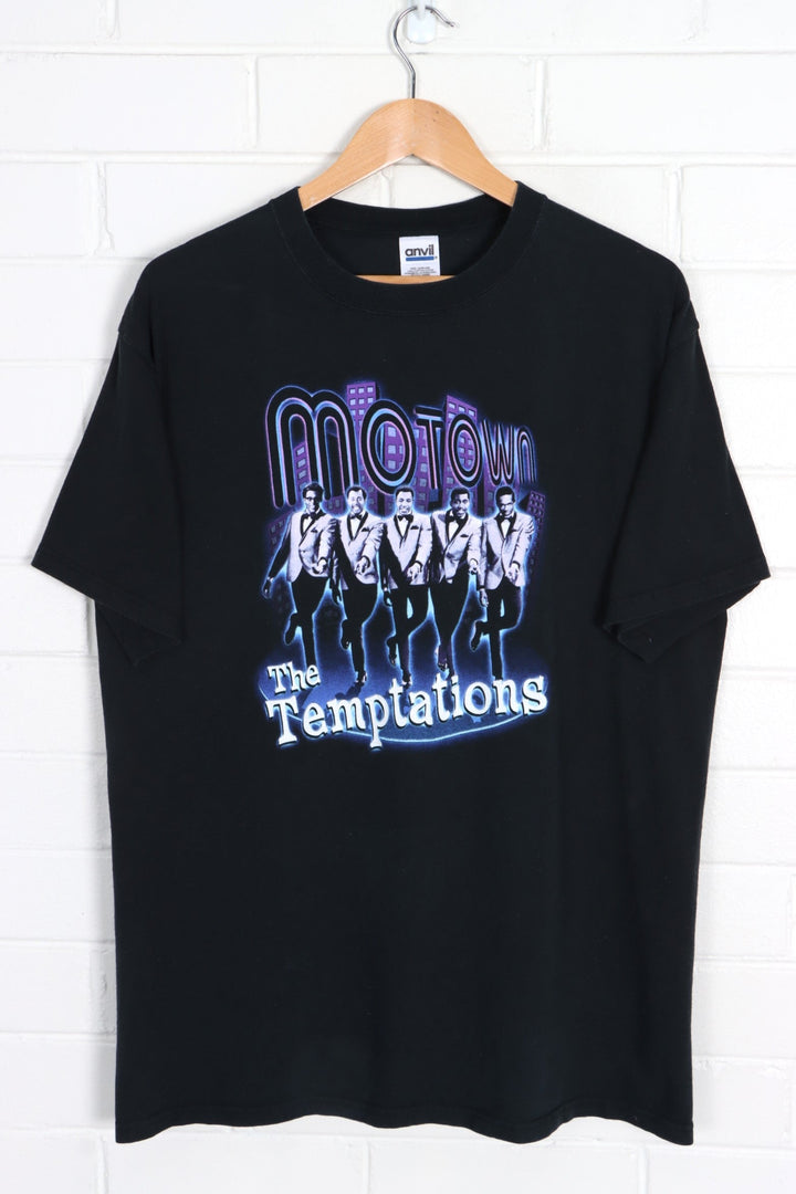 The Temptations "The Emperors of Soul" Motown Front Back Tee (L-XL) - Vintage Sole Melbourne