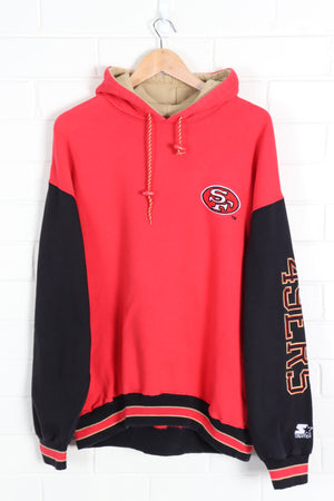 NFL San Francisco 49ers STARTER Embroidered All Over Hoodie (XXL)