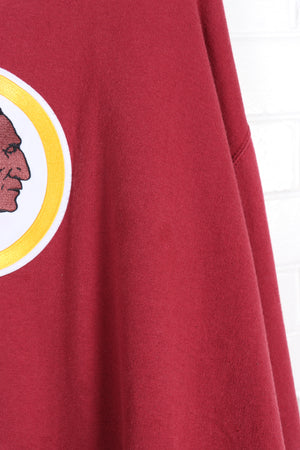 NFL Washington Redskins Embroidered Patch Big Logo Hoodie (XXXL) - Vintage Sole Melbourne