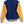 Blue & Gold Leather and Felt Varsity Bomber Jacket USA Made (S) - Vintage Sole Melbourne