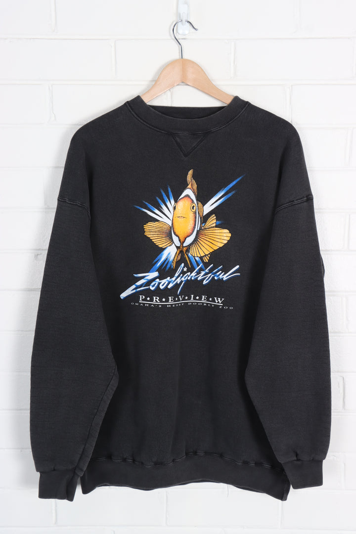 Clown Fish "Zoolightful Preview" Black Sweatshirt (XL-XXL)