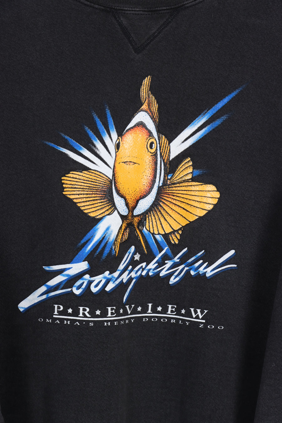 Clown Fish "Zoolightful Preview" Black Sweatshirt (XL-XXL)