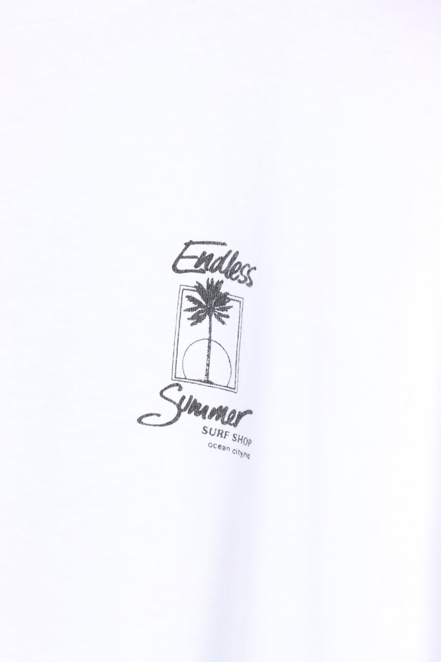 Endless Summer Surf Shop Ocean City Front Back Single Stitch Tee USA Made (XL)