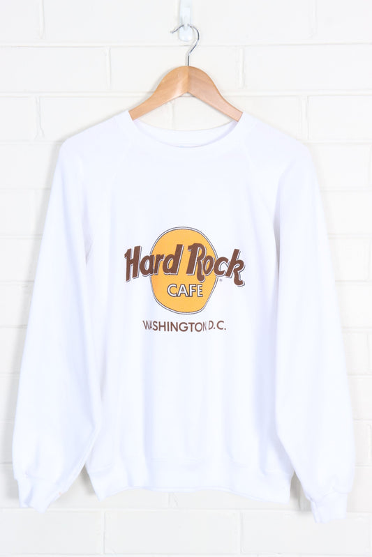 HARD ROCK CAFE 80s Washington DC Sweatshirt USA Made (XL) - Vintage Sole Melbourne