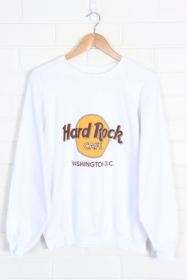 HARD ROCK CAFE 80s Washington DC Sweatshirt USA Made (XL) - Vintage Sole Melbourne