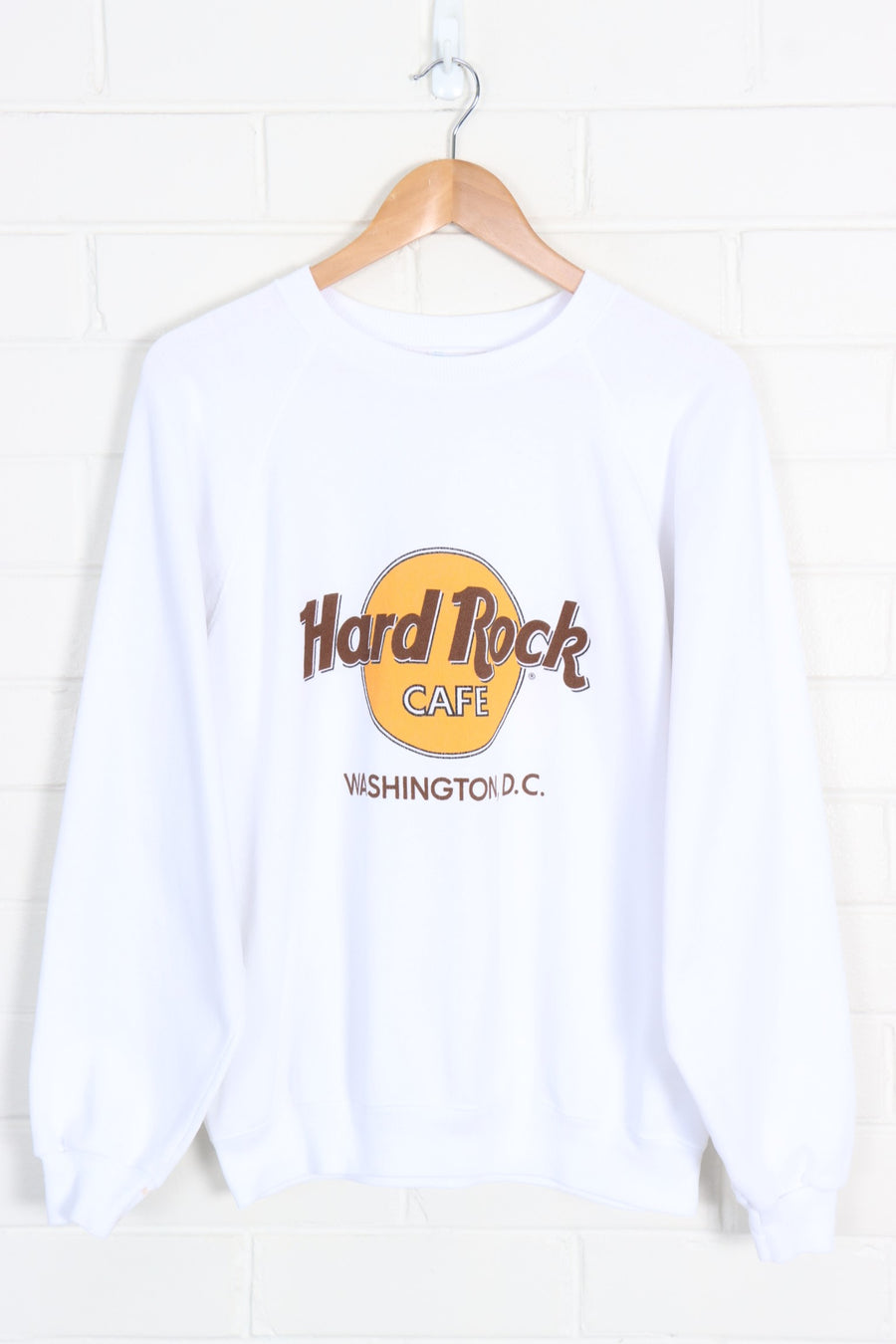 HARD ROCK CAFE 80s Washington DC Sweatshirt USA Made (XL) - Vintage Sole Melbourne