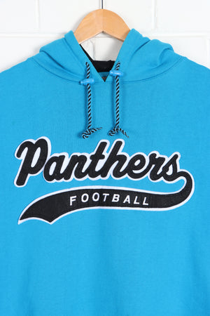 NFL Carolina Panthers Felt Spell Out STARTER Hoodie (XL) - Vintage Sole Melbourne