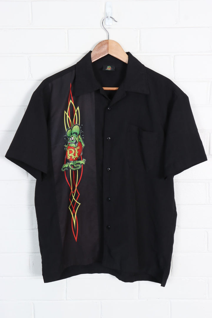 Ed Roth 'Big Daddy' Rat Fink USA Made Short Sleeve Button Up Shirt (L-XL)