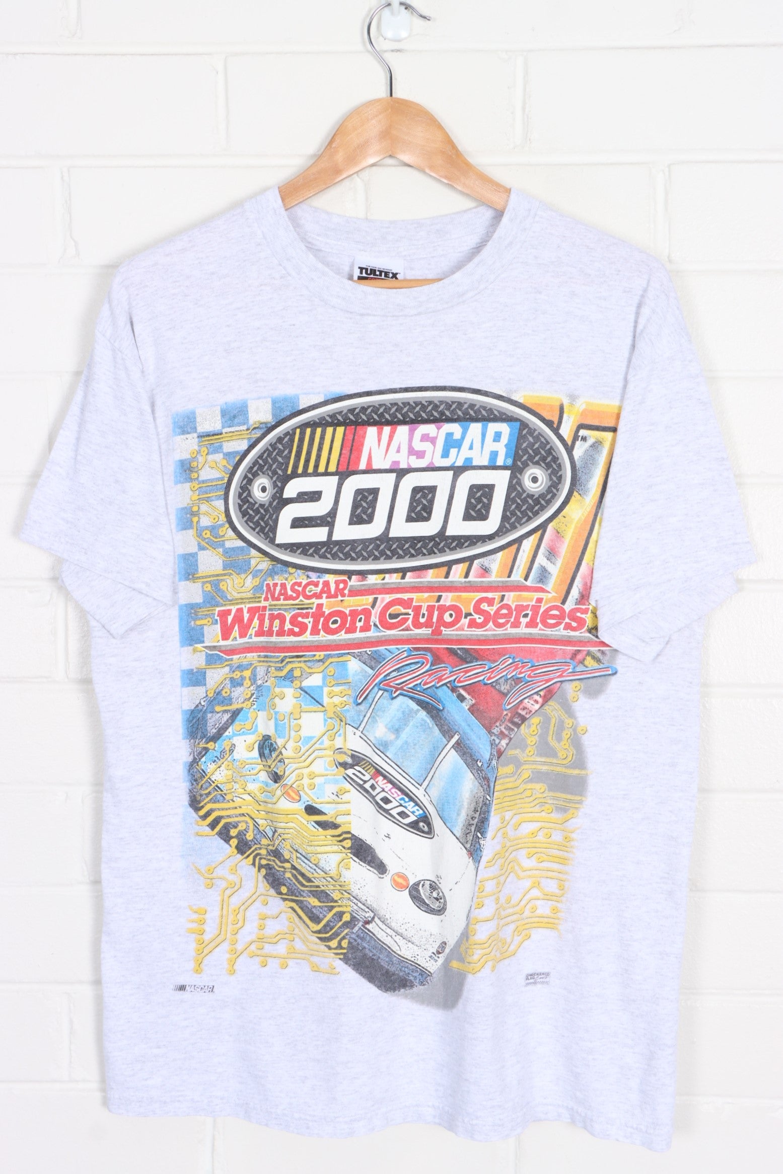 NASCAR Winston Cup 2000 Front Back T-Shirt (L) - Vintage Sole Melbourne
