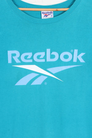 Turquoise REEBOK Single Stitch T-Shirt USA Made (XL)