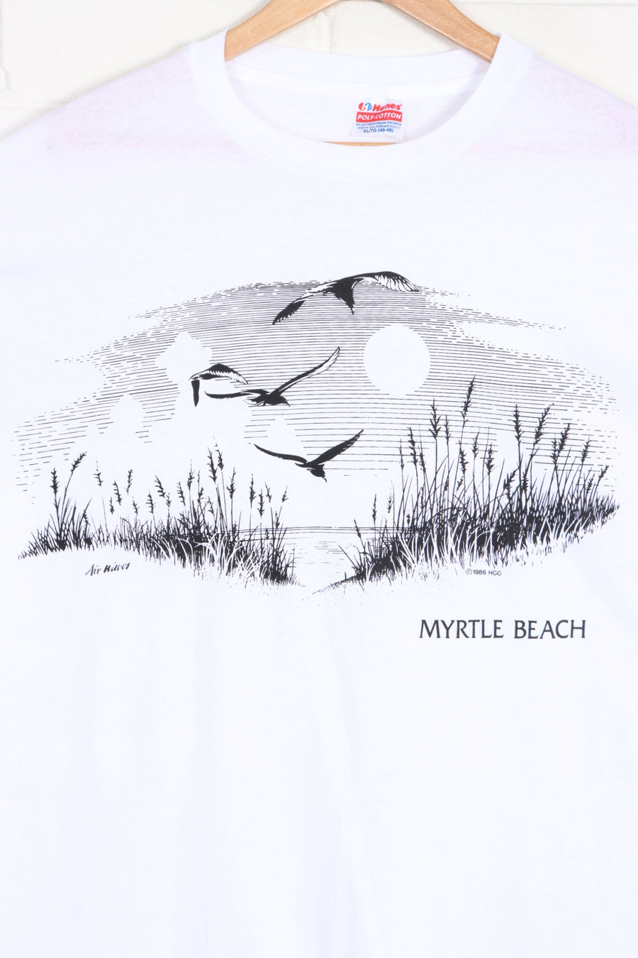 Myrtle Beach 1986 Single Stitch T-Shirt USA Made (XL)