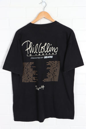 Phil Collins 1994 Tour Front Back Single Stitch T-Shirt (L) - Vintage Sole Melbourne