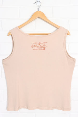 HARLEY DAVIDSON Metallic Glitter Tank Top USA Made (Women's L) - Vintage Sole Melbourne