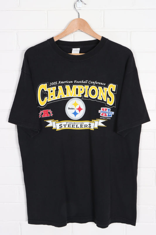 NFL Pittsburgh Steelers NFC Champions T-Shirt (XL) - Vintage Sole Melbourne