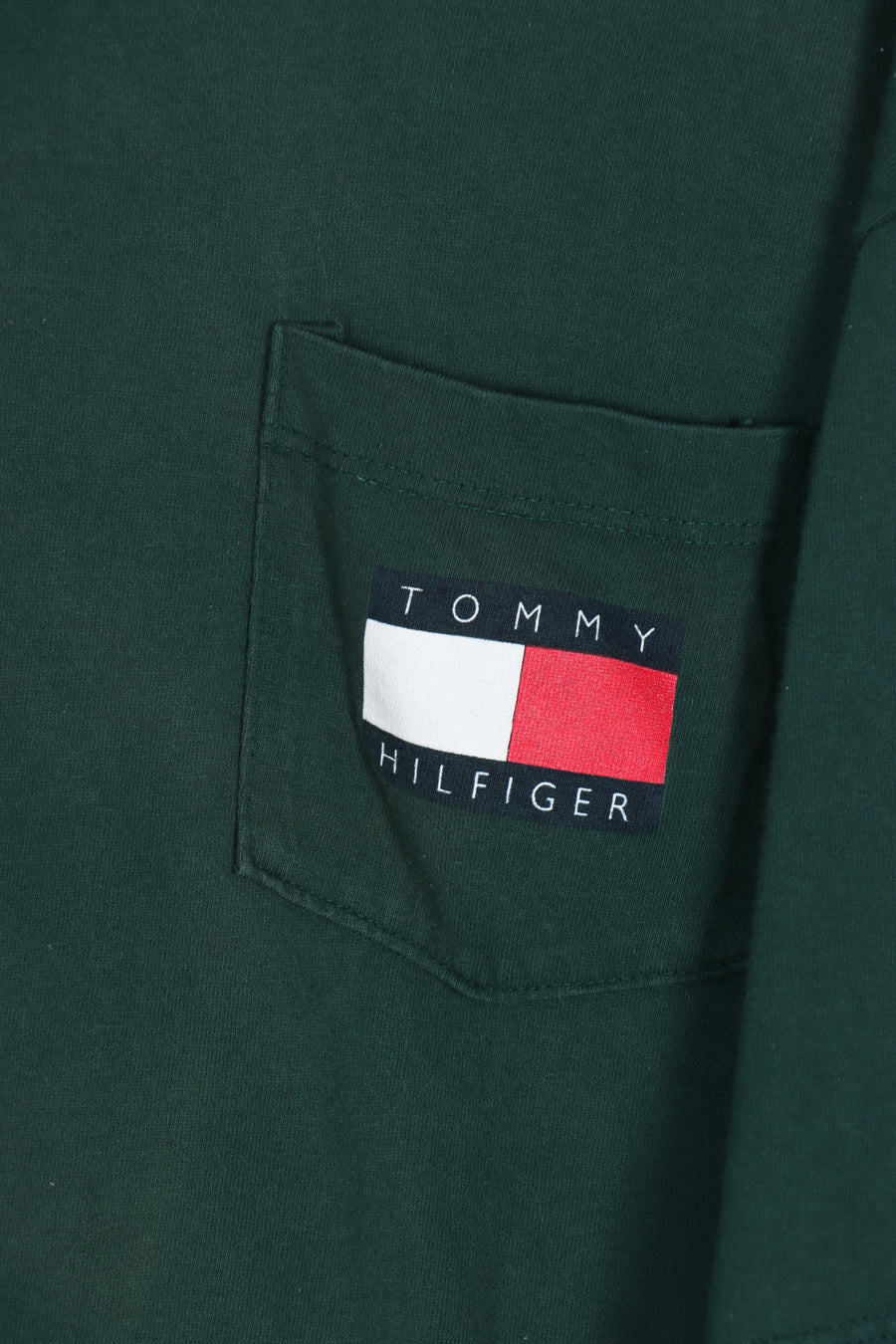 TOMMY HILFIGER Forest Green Pocket Logo Tee  (XXL)